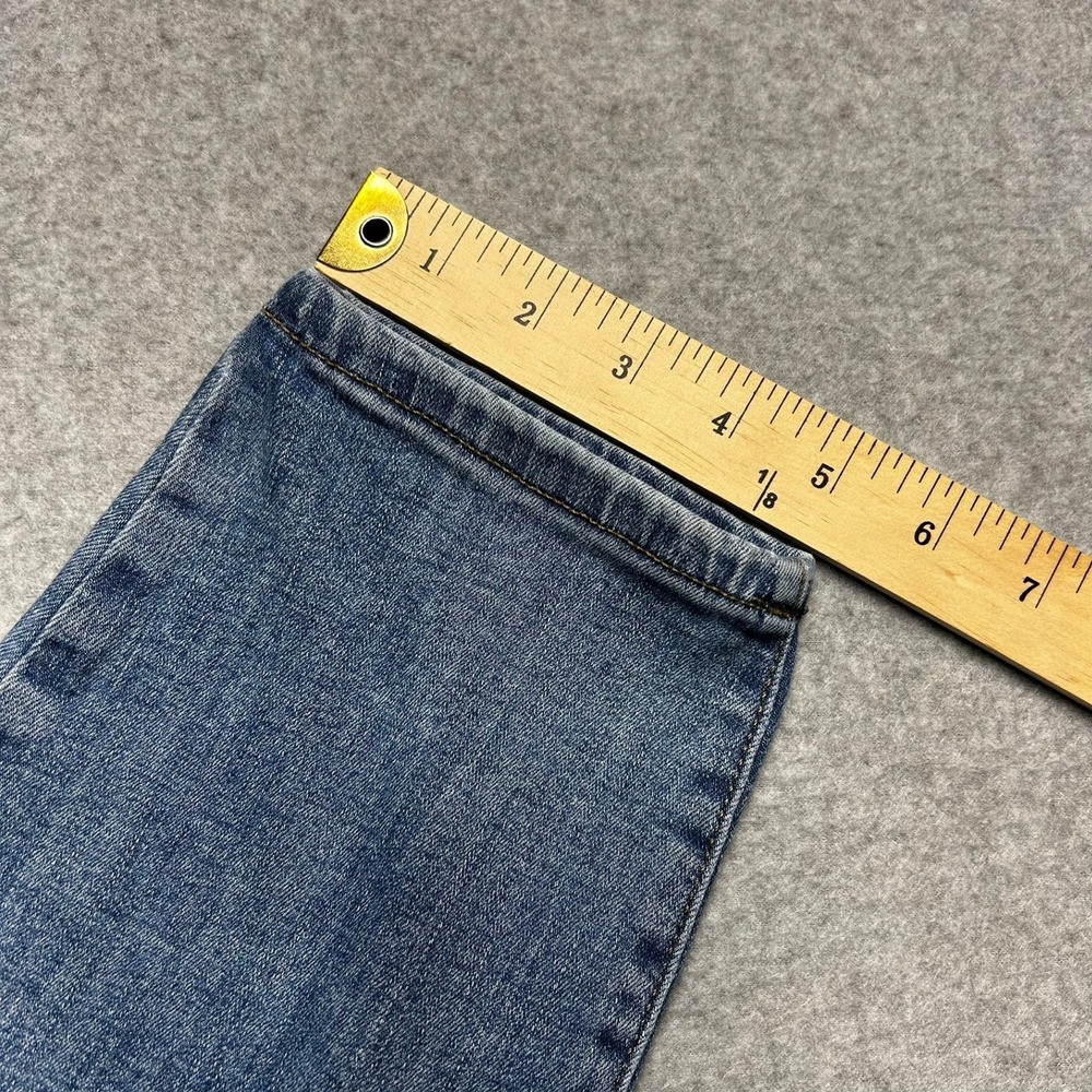 Lucky Brand Bridgette Crop Jeans Womens 10/30 Blue Cotton High Rise Button Fly - Picture 15 of 15